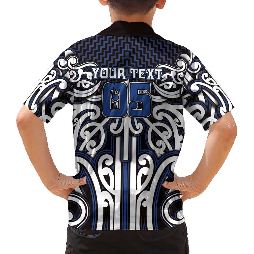 Custom Aotearoa Ngati Tuwharetoa Hawaiian Shirt Maori Tribal Pattern Mix Poutama