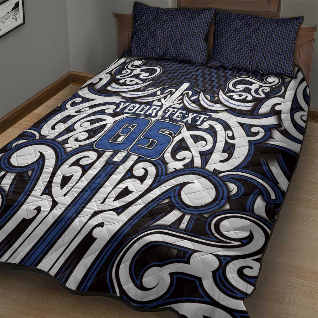 Custom Aotearoa Ngati Tuwharetoa Quilt Bed Set Maori Tribal Pattern Mix Poutama LT05 - Polynesian Pride