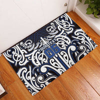Custom Aotearoa Ngati Tuwharetoa Rubber Doormat Maori Tribal Pattern Mix Poutama LT05 - Polynesian Pride