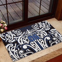 Custom Aotearoa Ngati Tuwharetoa Rubber Doormat Maori Tribal Pattern Mix Poutama LT05 - Polynesian Pride