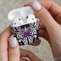 Custom Aotearoa Rangitane AirPods Case Maori Tribal Pattern Mix Poutama