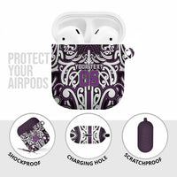 Custom Aotearoa Rangitane AirPods Case Maori Tribal Pattern Mix Poutama