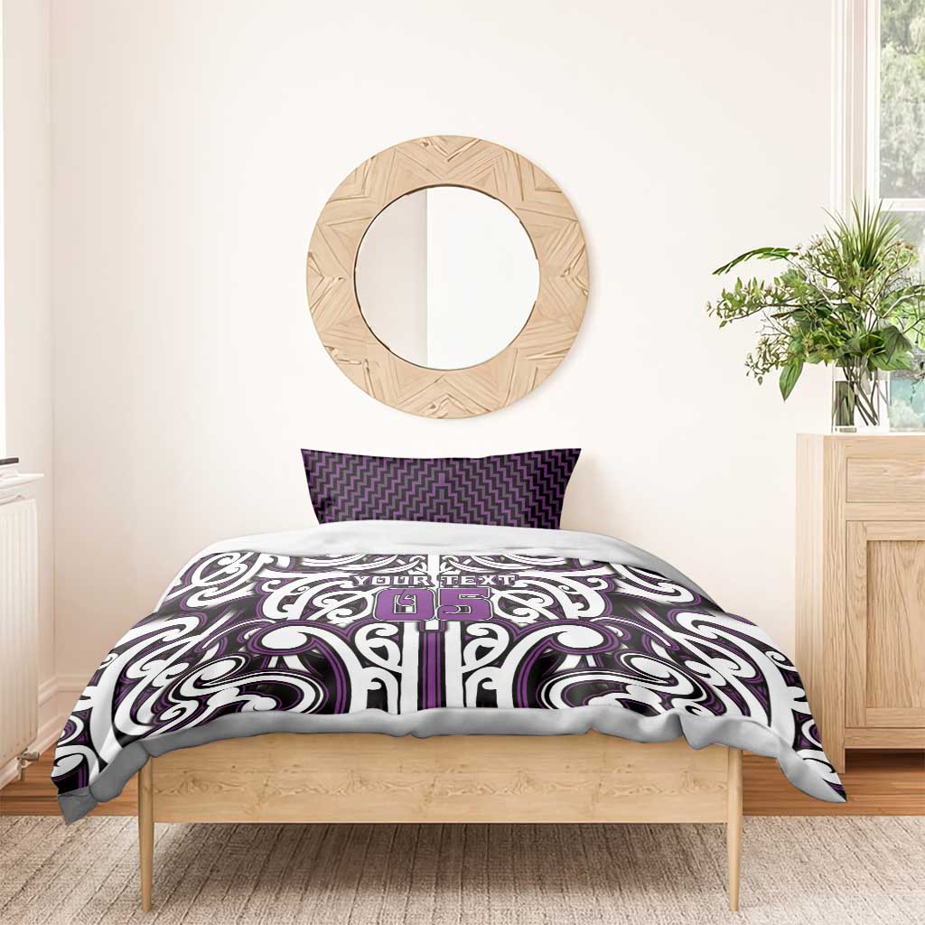 Custom Aotearoa Rangitane Bedding Set Maori Tribal Pattern Mix Poutama LT05 - Polynesian Pride