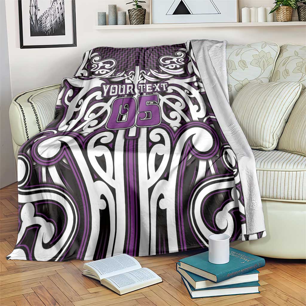 Custom Aotearoa Rangitane Blanket Maori Tribal Pattern Mix Poutama