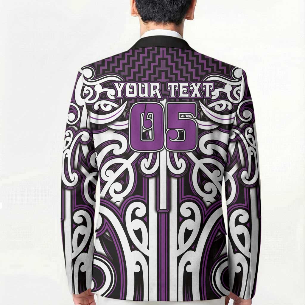 Custom Aotearoa Rangitane Blazer Maori Tribal Pattern Mix Poutama LT05 - Polynesian Pride