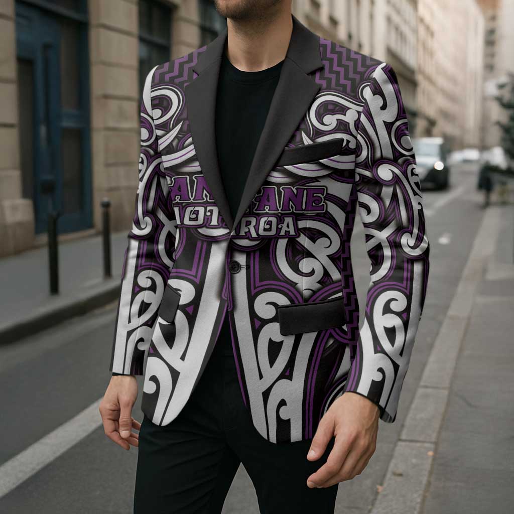 Custom Aotearoa Rangitane Blazer Maori Tribal Pattern Mix Poutama LT05 - Polynesian Pride