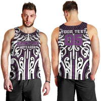Custom Aotearoa Rangitane Men Tank Top Maori Tribal Pattern Mix Poutama