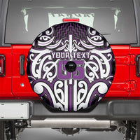 Custom Aotearoa Rangitane Spare Tire Cover Maori Tribal Pattern Mix Poutama LT05 - Polynesian Pride