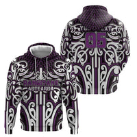 Custom Aotearoa Rangitane Zip Hoodie Maori Tribal Pattern Mix Poutama LT05 - Polynesian Pride