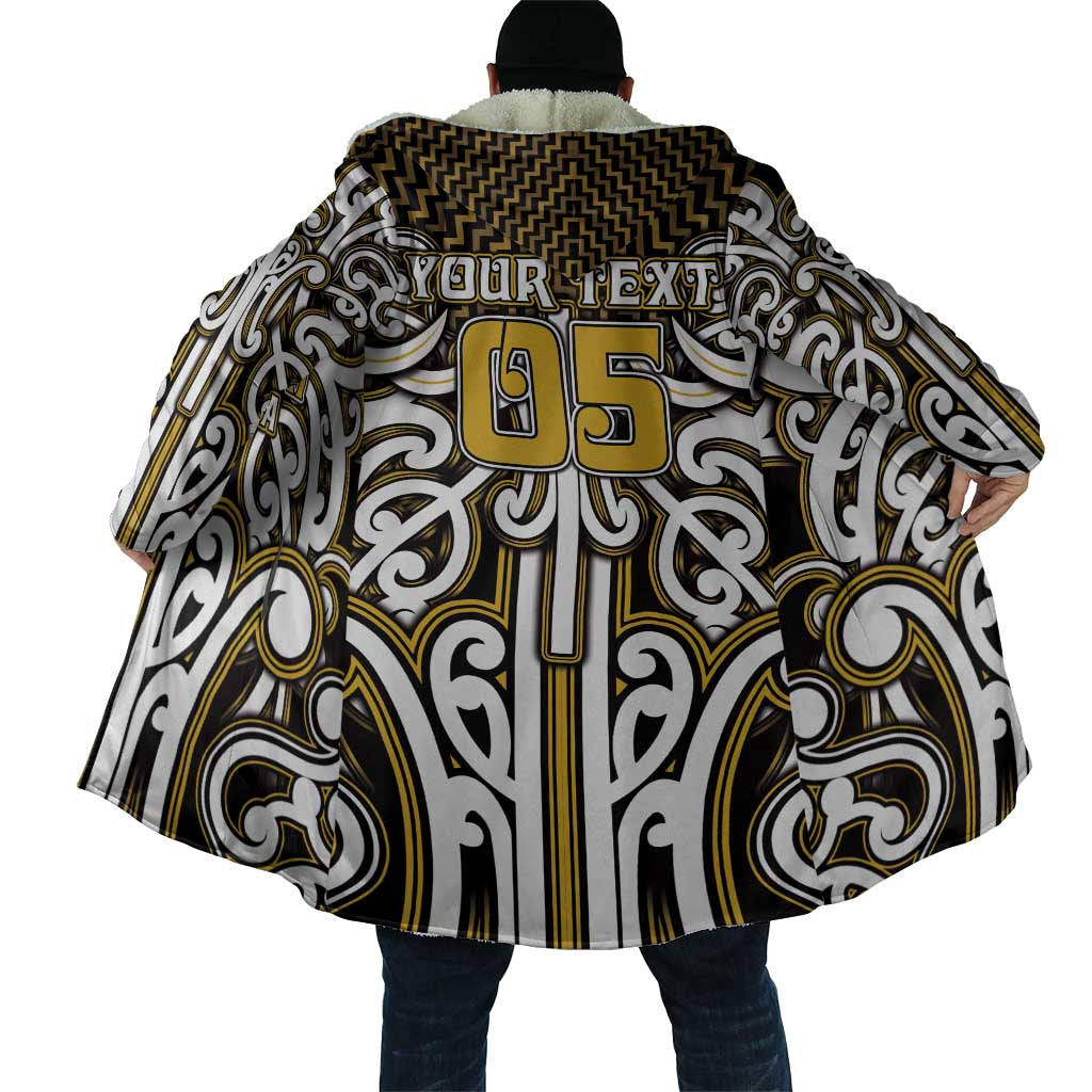 Custom Aotearoa Taranaki Cloak Maori Tribal Pattern Mix Poutama LT05 - Polynesian Pride