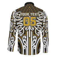 Custom Aotearoa Taranaki Family Matching Puletasi and Hawaiian Shirt Maori Tribal Pattern Mix Poutama LT05 - Polynesian Pride