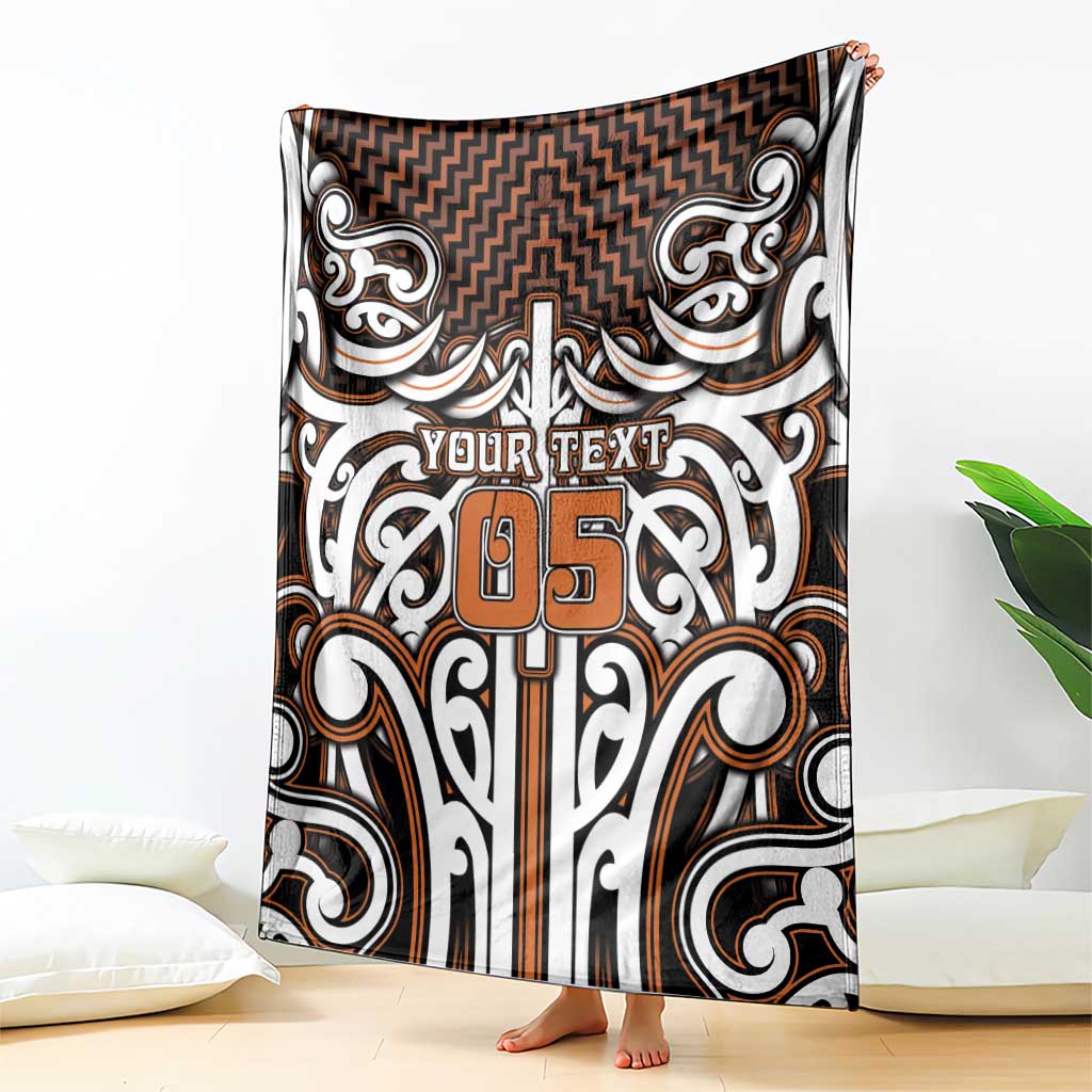 Custom Aotearoa Waikato Blanket Maori Tribal Pattern Mix Poutama LT05 - Polynesian Pride