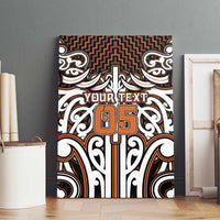 Custom Aotearoa Waikato Canvas Wall Art Maori Tribal Pattern Mix Poutama