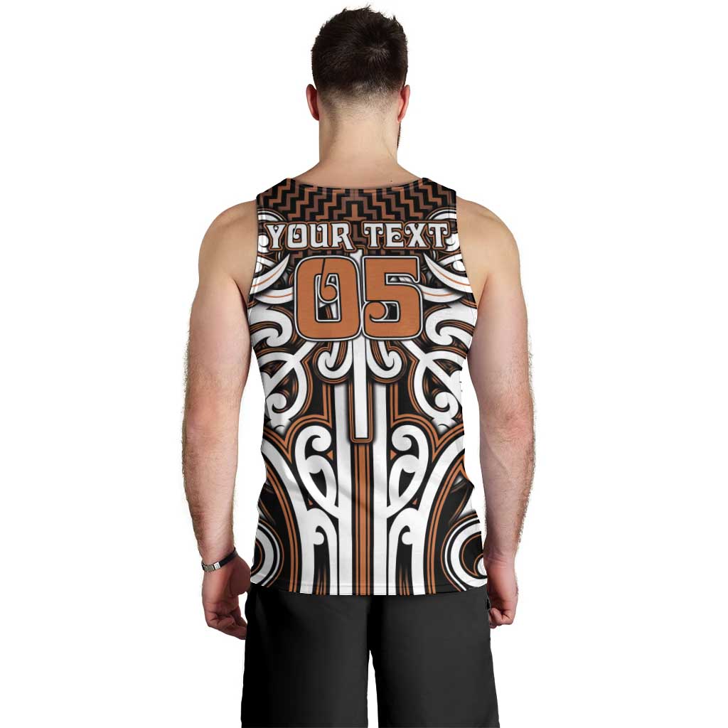 Custom Aotearoa Waikato Men Tank Top Maori Tribal Pattern Mix Poutama