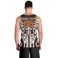 Custom Aotearoa Waikato Men Tank Top Maori Tribal Pattern Mix Poutama