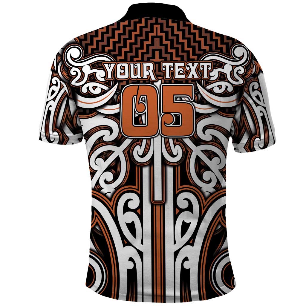 Custom Aotearoa Waikato Polo Shirt Maori Tribal Pattern Mix Poutama