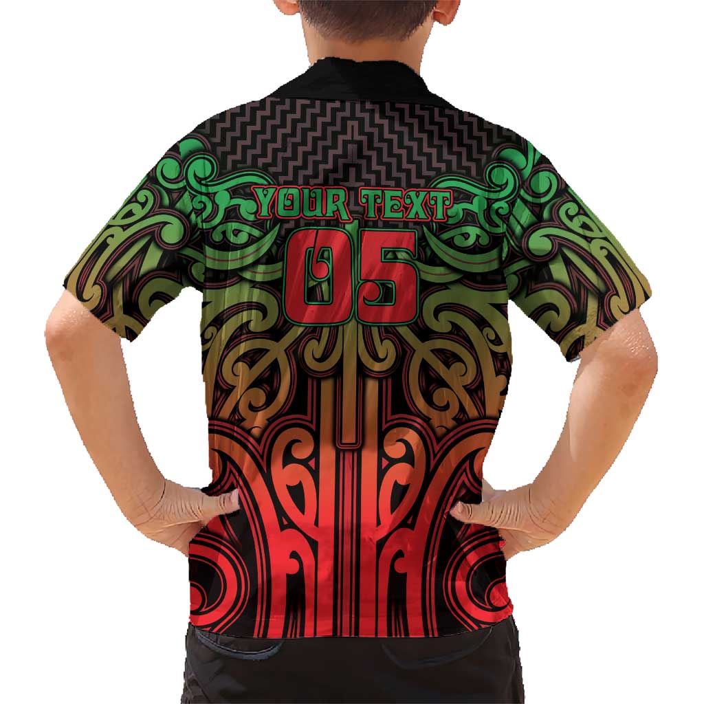 Custom Aotearoa Tuhoe Family Matching Mermaid Dress and Hawaiian Shirt Maori Tribal Pattern Mix Poutama LT05 - Polynesian Pride