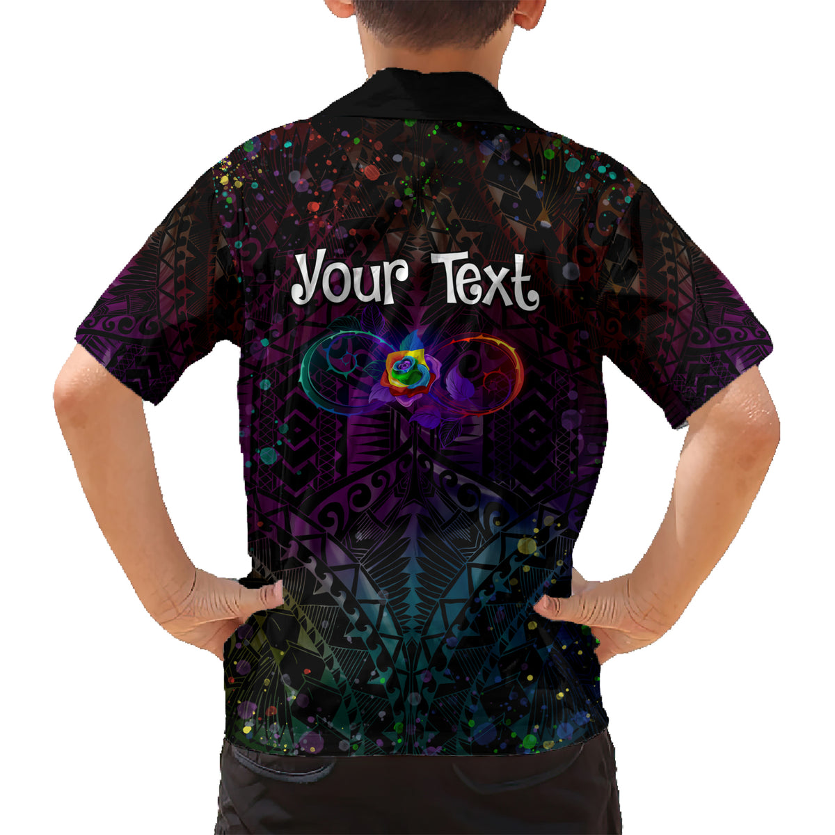 I See Your True Colors Personalised Kid Hawaiian Shirt Autism Awareness LT05 - Polynesian Pride