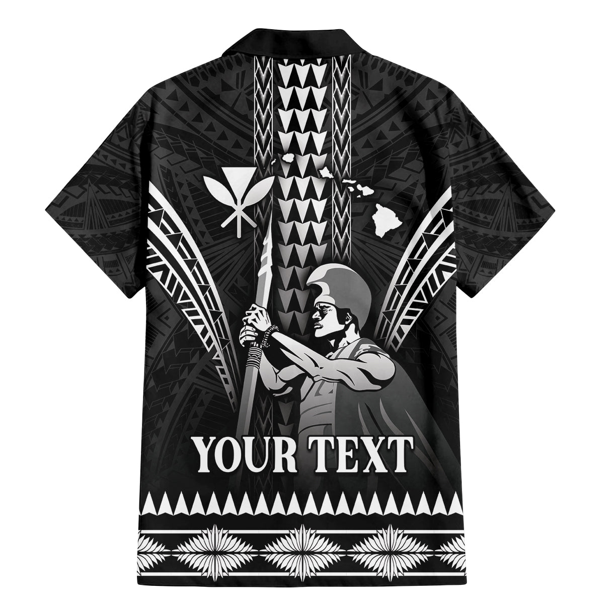 Personalised Hawaii Happy King Kamehameha Day Family Matching Mermaid Dress and Hawaiian Shirt Kakau Pattern