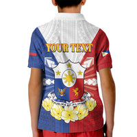 Personalised Philippines Independence Day Kid Polo Shirt Maligayang Araw ng Kalayaan Filipino Carabao