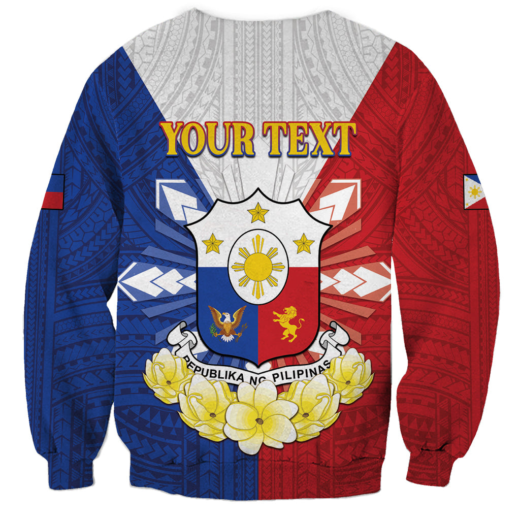 Personalised Philippines Independence Day Sweatshirt Maligayang Araw ng Kalayaan Filipino Carabao
