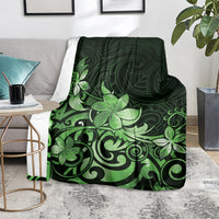 Matariki New Zealand Blanket Maori Pattern Green Galaxy