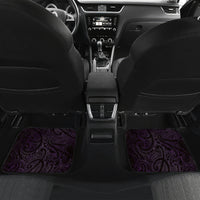Matariki New Zealand Car Mats Maori Pattern Purple Galaxy