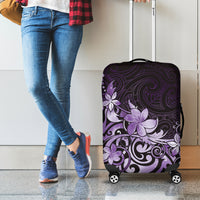 Matariki New Zealand Luggage Cover Maori Pattern Purple Galaxy LT05 - Polynesian Pride