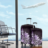 Matariki New Zealand Luggage Cover Maori Pattern Purple Galaxy LT05 - Polynesian Pride