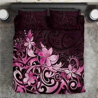 Matariki New Zealand Bedding Set Maori Pattern Pink Galaxy