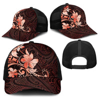 Matariki New Zealand Baseball Net Cap Maori Pattern Red Galaxy