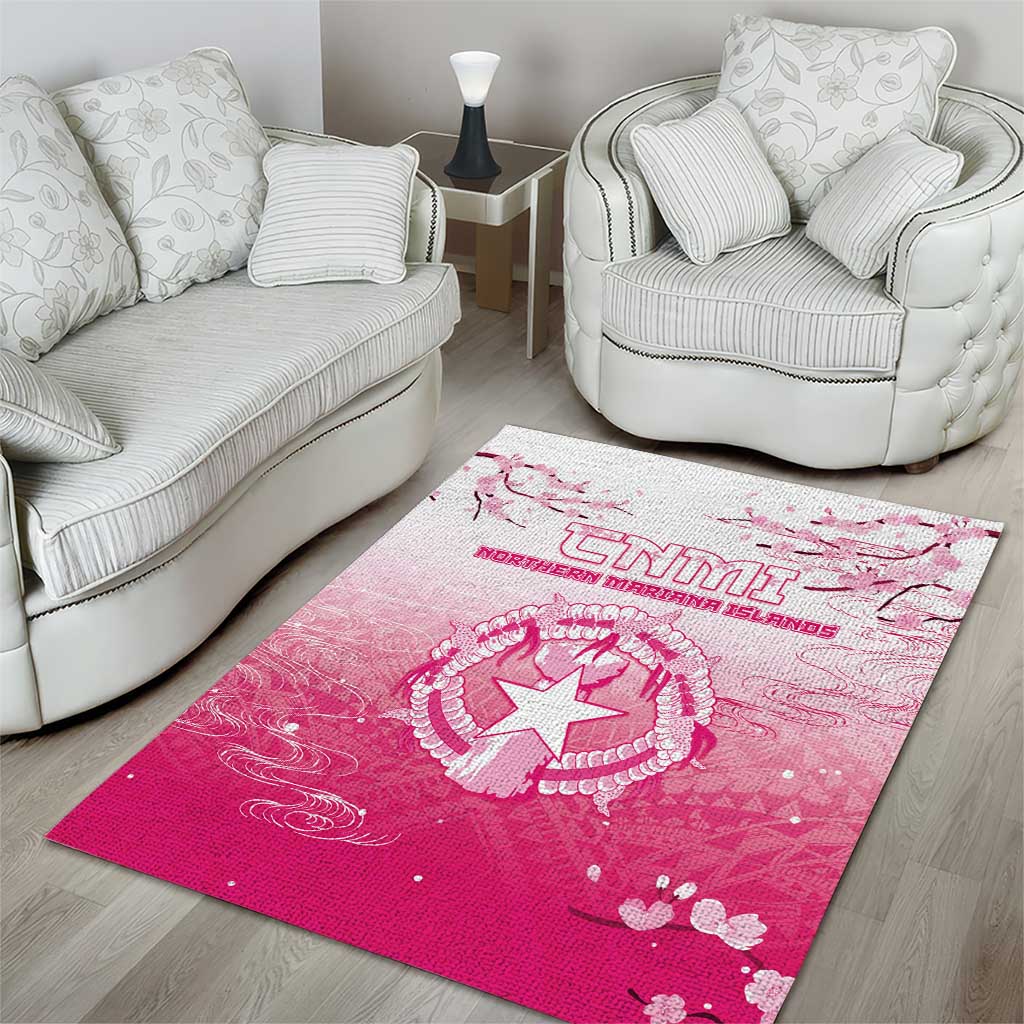 Sakura Marianas Area Rug CNMI Seal