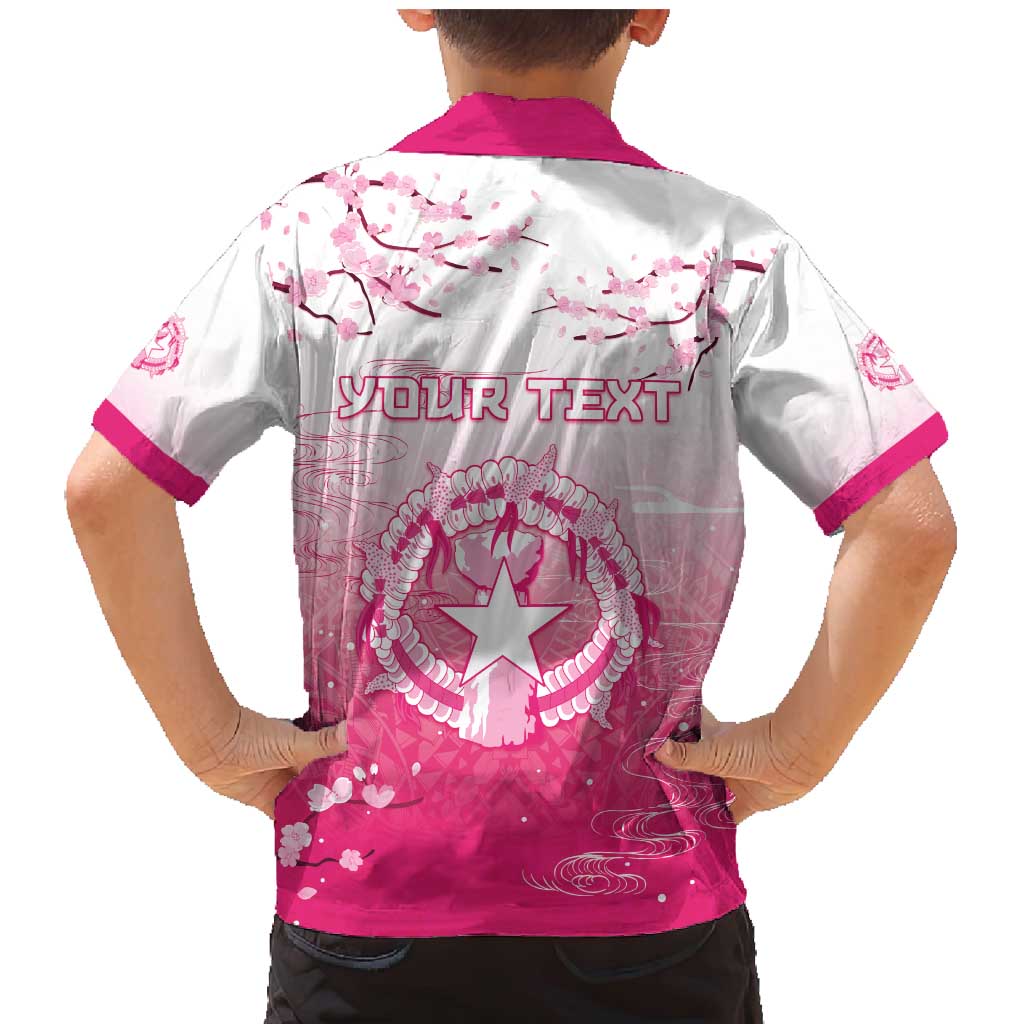 Personalized Sakura Marianas Family Matching Mermaid Dress and Hawaiian Shirt CNMI Seal