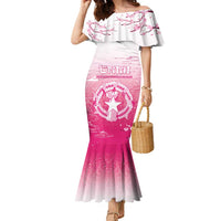 Personalized Sakura Marianas Family Matching Mermaid Dress and Hawaiian Shirt CNMI Seal
