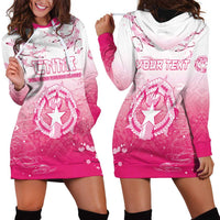 Personalized Sakura Marianas Hoodie Dress CNMI Seal