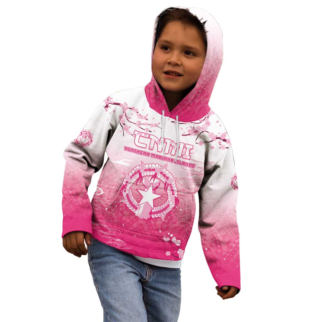 Personalized Sakura Marianas Kid Hoodie CNMI Seal