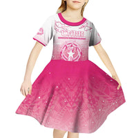 Personalized Sakura Marianas Kid Short Sleeve Dress CNMI Seal
