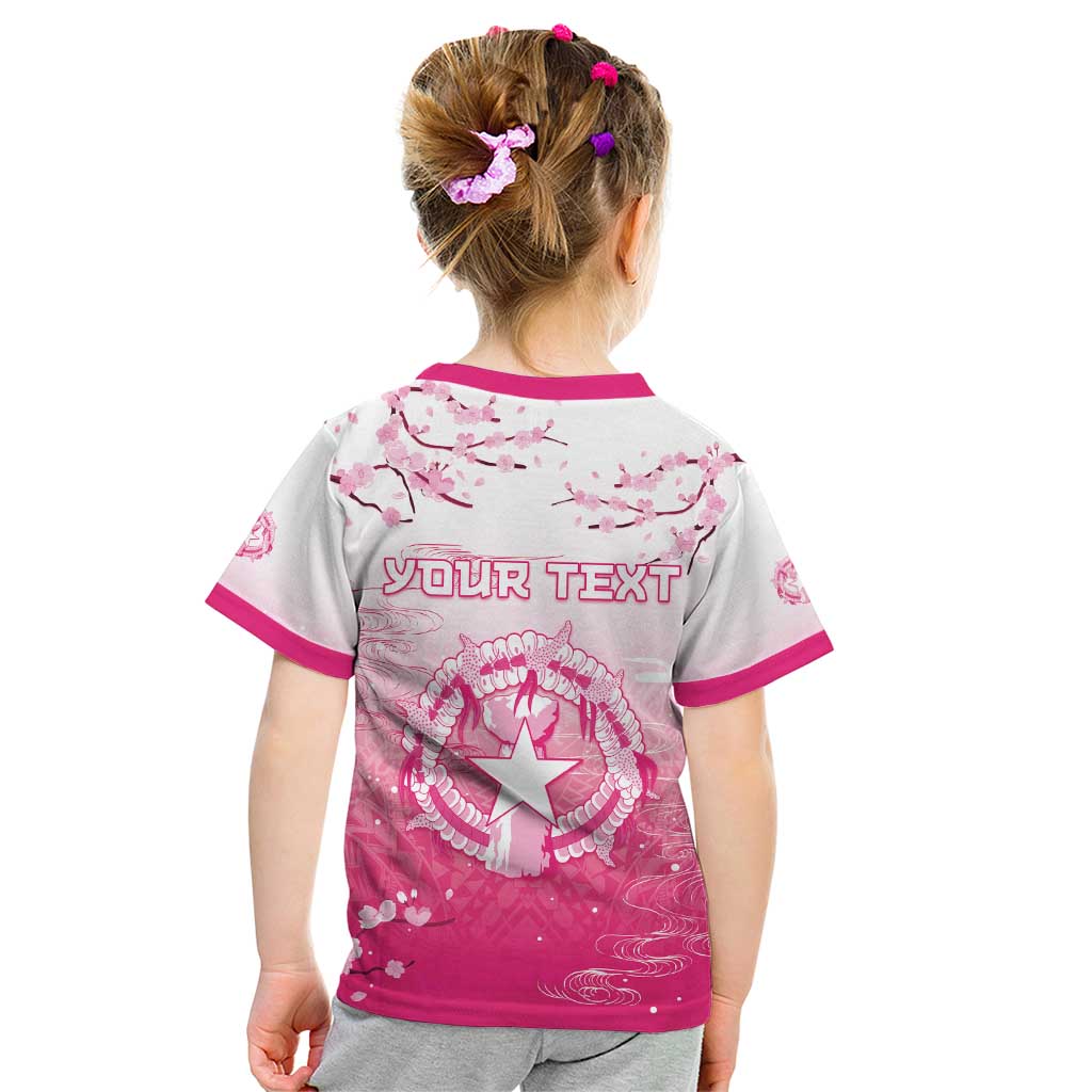 Personalized Sakura Marianas Kid T Shirt CNMI Seal