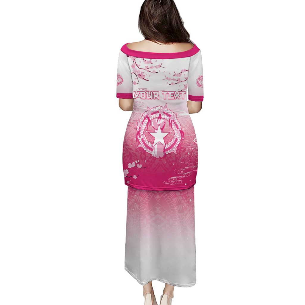 Personalized Sakura Marianas Puletasi CNMI Seal