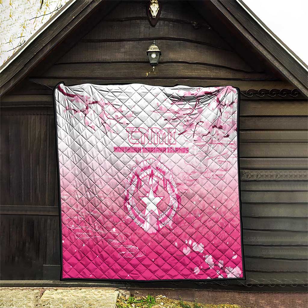 Sakura Marianas Quilt CNMI Seal