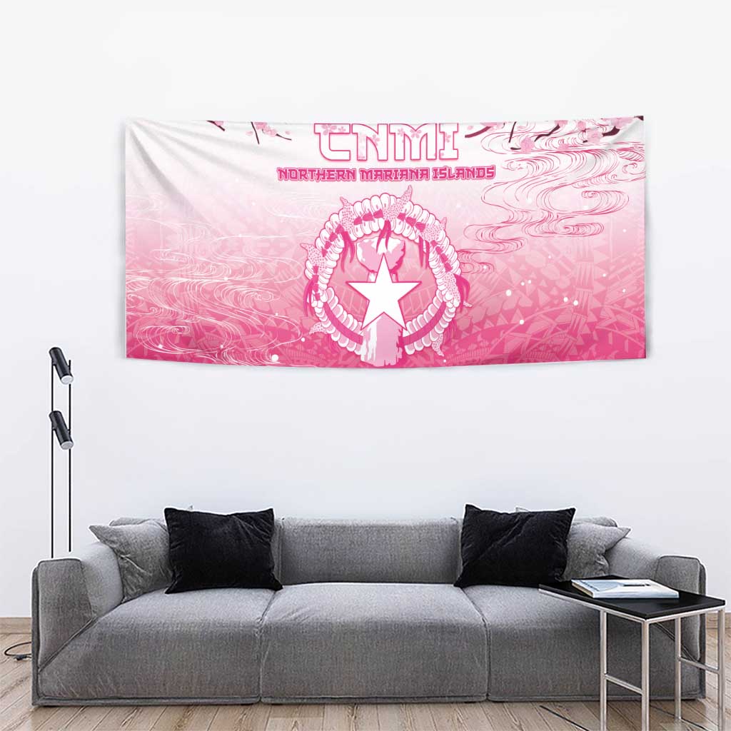 Sakura Marianas Tapestry CNMI Seal