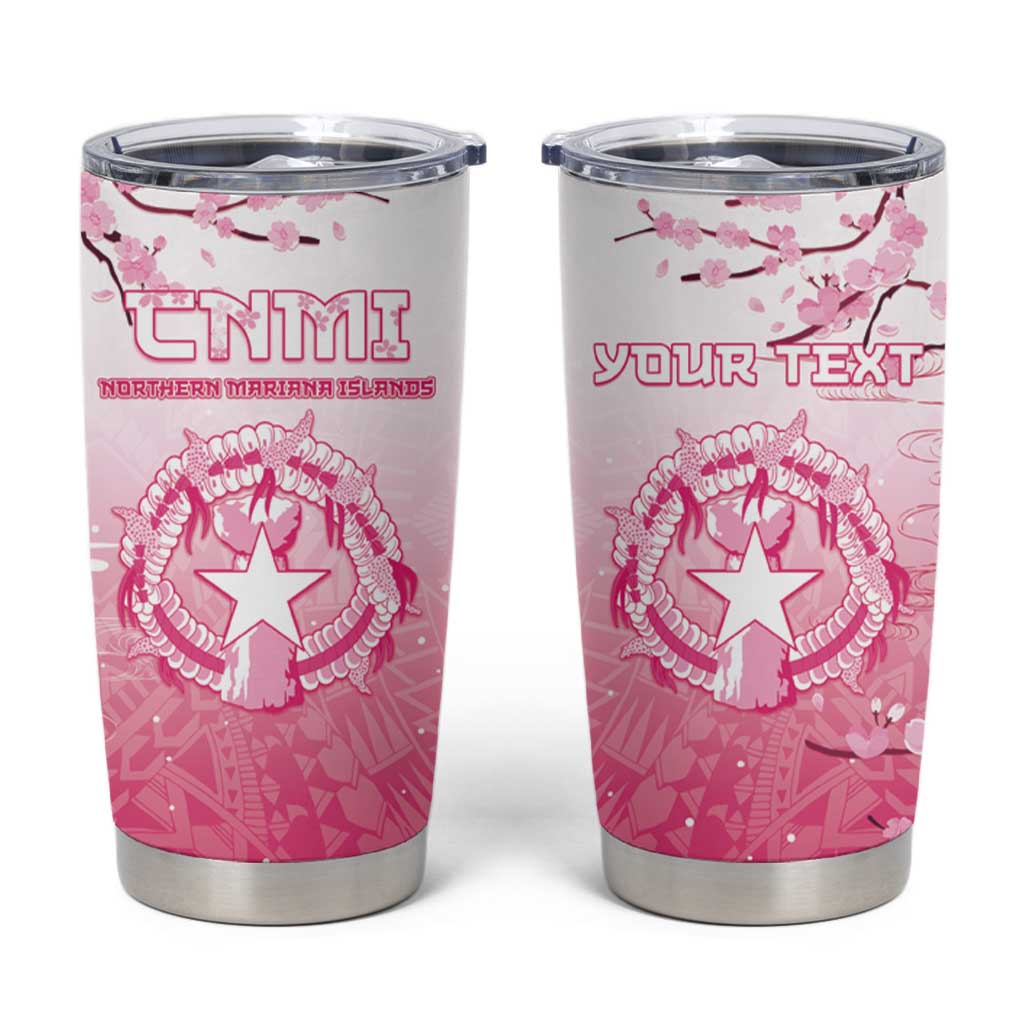Personalized Sakura Marianas Tumbler Cup CNMI Seal