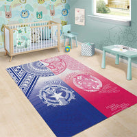 Northern Mariana Islands And Japan Together Area Rug