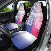 Northern Mariana Islands And Japan Together Car Seat Cover