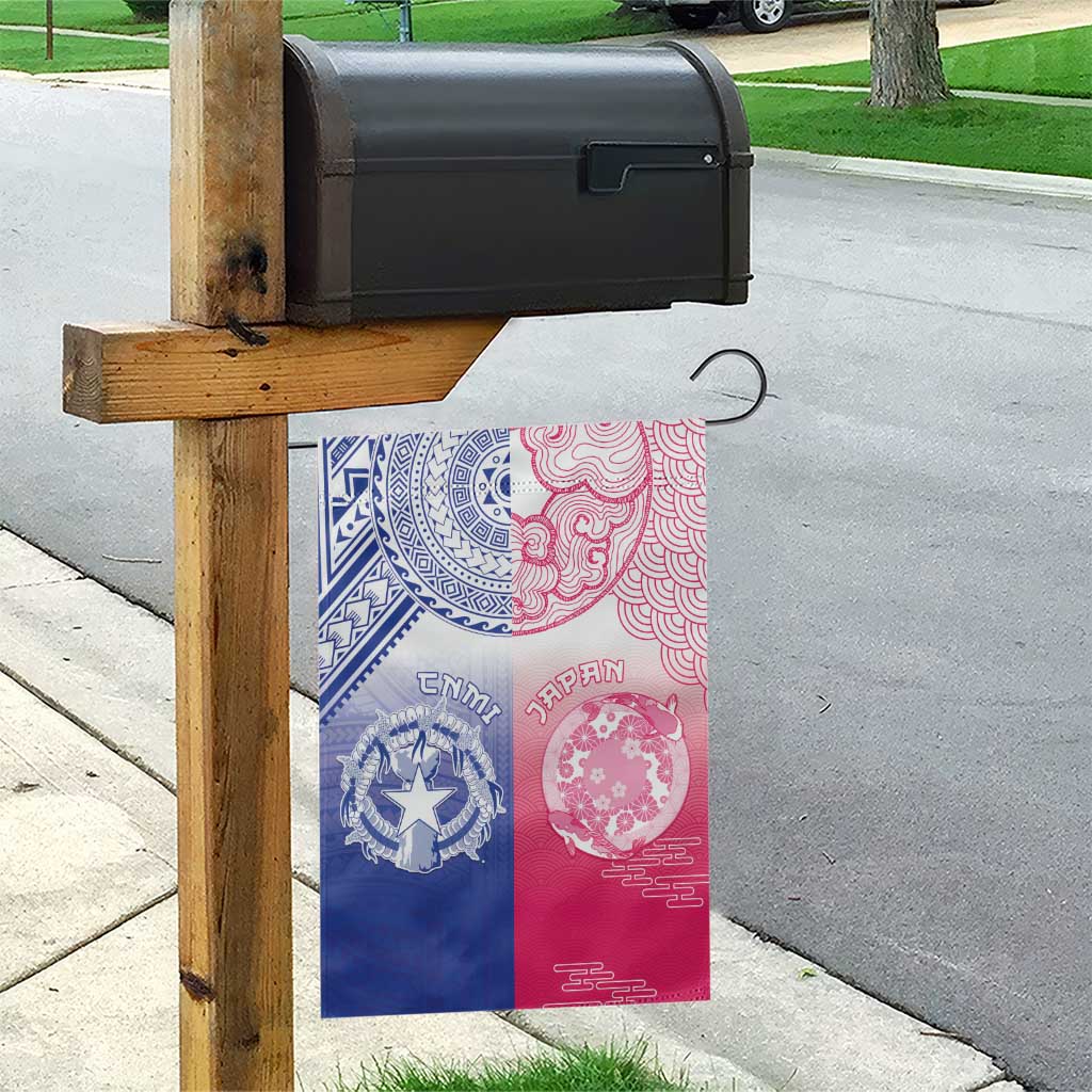 Northern Mariana Islands And Japan Together Garden Flag