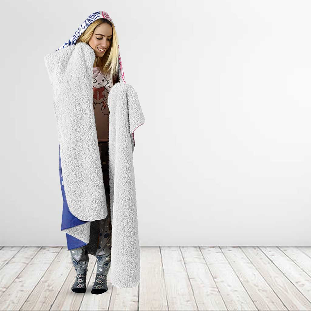 Northern Mariana Islands And Japan Together Hooded Blanket