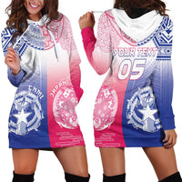 Custom Northern Mariana Islands And Japan Together Hoodie Dress
