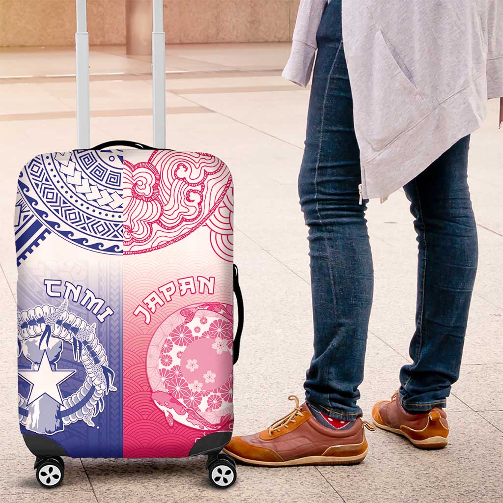 Northern Mariana Islands And Japan Together Luggage Cover