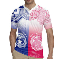 Custom Northern Mariana Islands And Japan Together Rugby Jersey