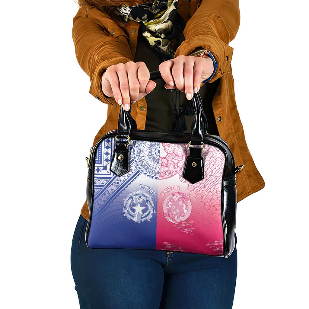 Northern Mariana Islands And Japan Together Shoulder Handbag
